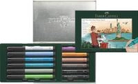 Faber-Castell 267135 - Geschenkset New York, 12 Tuschestifte Pitt Artist Pen,