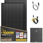Solakon&reg; 1000W Balkonkraftwerk mit Speicher - 1000 Watt komplett Steckdose & 800W