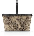 reisenthel carrybag jacquard brown &ndash; Stabiler Einkaufskorb mit viel Stauraum und