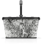 reisenthel carrybag jacquard grey &ndash; Stabiler Einkaufskorb mit viel Stauraum und