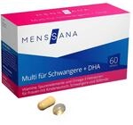 Multi f&uuml;r Schwangere + DHA MensSana &ndash; Vitamine, Mineralstoffe & Omega-3 &ndash;...