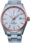 Orient Herren Automatik Armbanduhr in der Farbe Silber/Gold mit Armband aus