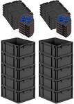 PROREGAL SuperSparSet 10x Eurobox NextGen Grip mit Auflagedeckel & 4 blauen