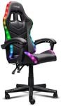 GXTrust Roniq Gaming Stuhl LED, 178 Farben und Effekten, Schwarz