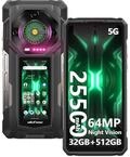 Ulefone Armor 33 Pro Outdoor Handy 5G Dual-Screen, 25500mAh Akku 32GB+512GB/2TB,