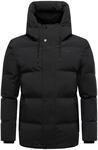 STONE HARBOUR Herren Winterjacke wasserabweisende warme Steppjacke mit magnetischen