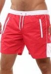 Reslad Badehose Herren Schnelltrocknend - M&auml;nner Badeshorts mit Rei&szlig;verschluss