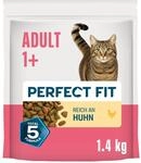 PERFECT FIT&trade; Katze Beutel Adult 1+ mit Huhn 5x1,4kg