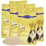 Lyra Pet&reg; | 15 kg Tofu Katzenstreu | Parf&uuml;mfreie Klumpstreu | 300% Saugkraft 