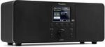 Audizio Genua DAB Radio mit Bluetooth, Auto Scan, Line-Out, USB, Schwarz | Stereo DAB