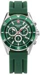 Swiss Alpine Military Herren-Armbanduhr Chronograph Analog Quarz Silikon 7034.9,