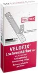 VELOFLEX 2003000 - Lochverst&auml;rker VELOFIX (DBP) 105 x 15mm, selbstklebend, glasklar,