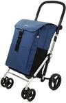 Carlett Einkaufstrolley mit 4 R&auml;dern, faltbar, 64 L Tasche bis 32 kg + 12 L