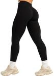 SMILODOX Leggings Damen Amaze Scrunch Pro, Butt Lift Sporthose High Waist V-Shape