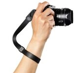 Peak Design Cuff Form Leder Kamera Handschlaufe Schwarz Kompatibel mit DSLR, Kompakt-
