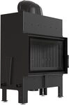 KRATKI Luftkamin Floki M einfach mit schwarzem Thermotec und Selbstschlie&szlig;ung