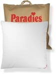 PARADIES Daunenkissen 80x80 cm - 900g - Cleo medium Bio - mittelfestes Kopfkissen