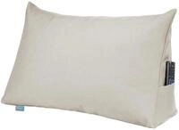 XDREAM Bettsitzkissen, Keilkissen f&uuml;r Bett und Sofa in beige | Formstabiles