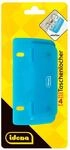 Idena 22100 - Taschenlocher, Lochung bis zu 4 Blatt, blau transparent, 1 St&uuml;ck