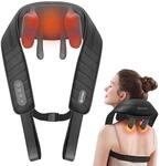 COMFIER Kabelloses Nackenmassageger&auml;t mit W&auml;rme, 4D Kneten Nacken und Schulter