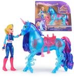Unicorn Academy - Isabel und Einhorn River mit echter M&auml;hne und Schweif sowie