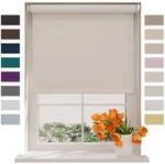 DTCH&reg; Verdunkelungsrollo, schneewei&szlig;, 230 x 190 cm | F&uuml;r Fenster, 100%