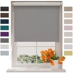 DTCH&reg; Verdunkelungsrollo, hellgrau, 230 x 190 cm | F&uuml;r Fenster, 100% verdunkelnd,
