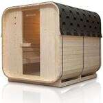 Artsauna Fasssauna Nolvik XL, Outdoor-Sauna aus Fichtenholz, 8 kW Ofen, LED,