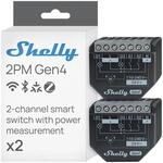 Shelly 2PM Gen4 - WLAN Smart Relais Schalter, Rolladenschalter, Stromz&auml;hler, 2