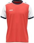 JAKO Unisex Kinder Trikot Dynamic, Kurzarm, Coral/wei&szlig;/Marine, 152