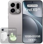 OPPO Find X9 5G 12+512GB, AI-freigeschaltetes Smartphone, 6,59" 120Hz ProXDR Display,