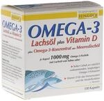 Burton Feingold Omega 3 Lachs&ouml;l Plus Vit. D Plus Omega3 Konz. Kps, 100 St