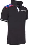 Nebulus Herren Poloshirt NORWEGEN, Shirt, Sweatshirt, Polo, schwarz-wei&szlig; - XL