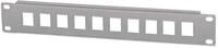 Intellinet 714969 10-Port Patchpanel unbest&uuml;ckt 1 HE, 25,4 cm (10 Zoll) Grau