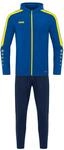 JAKO Kinder Trainingsanzug Polyester Power mit Kapuze, Royal/Citro, 152