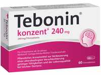 Tebonin konzent 240 mg | 60 Tabletten | stärkt Gedächtnis & Konzentration 