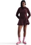 Nike Damen W NSW Phnx FLC Shrunken Hoodie, Burgundy Crush, L