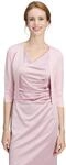 Vera Mont Damen Strickbolero Langarm XS, Foggy Rose