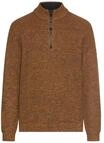 camel active Herren Strick-Troyer mit melierter Struktur Zimt, menswear-5XL