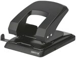 Centra HP40 Locher (Metall, f&uuml;r 40 Blatt, mit Anschlagschiene) schwarz