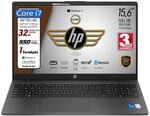 HP 250 G10, Laptop CPU Intel Core i7-1355U 13th 10 Core, bis zu 5 GHz, 32 GB RAM, SSD
