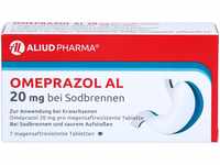 Omeprazol AL 20 mg Tabletten bei Sodbrennen, 7.0 St. Tabletten
