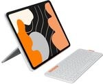 Logitech Flip Folio, Tastatur-Case f&uuml;r iPad Pro 13 Zoll (M4 und M5) und iPad Air 13