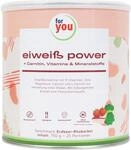 for you Power Eiwei&szlig; Erdbeer-Rhabarber 750 g &ndash; Mehrkomponenten Eiwei&szlig;pulver nach