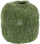 LANA GROSSA Brillino | Beilaufgarn mit farbigem Lurexfaden | Handstrickgarn aus 83%