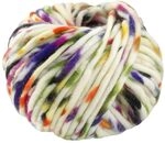 LANA GROSSA Confetti | Fingerdickes Merino-Dochtgarn mit Sprenkeldruck 