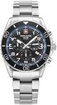 swiss alpine military Herren Uhr Chronograph Analog Quarz 7029.9 Edelstahl