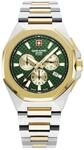 Swiss Alpine Military Herren Uhr Chronograph Analog Quarz 7005.9144SAM Edelstahl