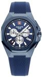 Swiss Alpine Military Herren Uhr Chronograph Analog Quarz 7005.9895SAM Silikon