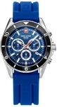 swiss alpine military Herren Uhr Analog Quarz Chronograph 7034.9836SAM Silikon